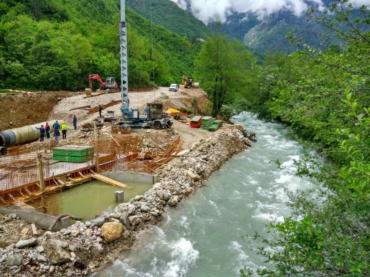 This is what devastation looks like: hydropower construction site on the Doljanka River. Photo: Milos Orlic